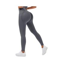 Leggings Slim Sem Costura De Cintura Alta Para Mulheres, Fitness, Yoga, Efeito Push Up, Elásticas