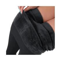 Leggings Térmicas De Cintura Alta Para Mulheres Em Veludo Com Forro De Fleece 300G, Calças De
