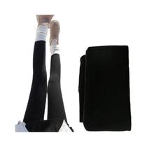 Leggings Térmicas Femininas De Cintura Alta Para Inverno, Ajuste Slim, Meia-Calça Térmica De Fleece