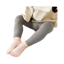 Leggings Tricotadas Para Meninas E Meninos Calças Sólidas Para Bebês E Crianças De 0 a 6 Anos