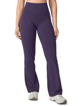Leggings UNISSU Hugcurve High Waisted Flare Dark Plum - 31"