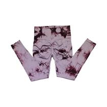 Leggings Yoga Cintura Alta Sem Costura Tie Dye - Push Up e Controle de Barriga para Mulheres