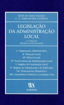 Legislação da Administração Local - 03Ed/01 - ALMEDINA