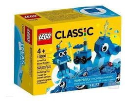 Lego 11006 classic pecas azuis criativas 52pcs