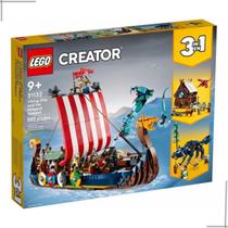 LEGO 31132 Creator 3 Em 1 Navio Viking E A Serpente