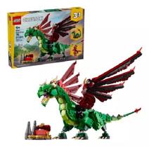 Lego 31161 Creator 3 Em 1 - Dragão Medieval, Serpente e Fênix - 715 Peças Lego 31161 Creator 3 Em 1 - Dragão Medieval, Serpente e Fênix - 715 Peças
