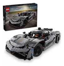 Lego 42173 Technic Carro Koenigsegg Jesko Absolut Cinza 801 peças Lego 42173 Technic Carro Koenigsegg Jesko Absolut Cinza 801 peças