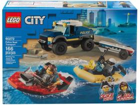 Lego 60272 City - Transp. Barco Policia De Elite
