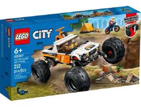 Lego 60387 City Jipe Off-roader 4x4 De Aventuras e bikes 252 peças