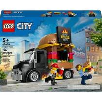 LEGO 60404 City Caminhão Food Truck Trailer de Hambúrgueres 194 peças