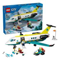 Lego 60465 City Avião Resgate Ambulancia Aérea Emergencias 403 peças