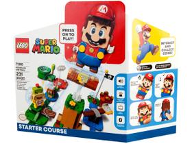 Lego 71360 Super Mario Aventuras De Mario Inicio LCD, Bluetooth e Som 231 peças Lego 71360 Super Mario Aventuras De Mario Inicio LCD, Bluetooth e Som 231 peças