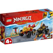 Lego 71789 batalha de carro e moto de kai e ras