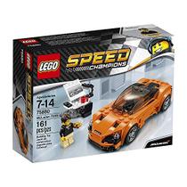 LEGO 75880 Campeões de Velocidade McLaren 720S Building Toy, 161pcs, Laranja/Preto