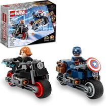 Lego 76260 Motocicletas Da Viúva Negra E Do Capitão América