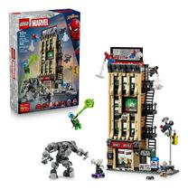 Lego 76342 Marvel- Spider-Man Contra Mysterio e o Rhino : O Clarim Diário - 781 peças