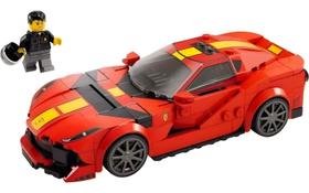 Lego 76914 Ferrari 812 Competizione Vermelha - Lego Speed Champions - 261 Peças