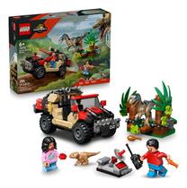 Lego 76972 Jurassic World Rebirth - Fuga Jipe Off-road Do Raptor 285 peças Lego 76972 Jurassic World Rebirth - Fuga Jipe Off-road Do Raptor 285 peças