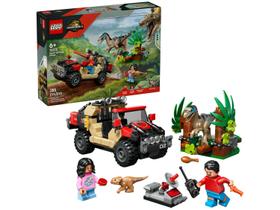 Lego 76972 Jurassic World Rebirth - Fuga Jipe Off-road Do Raptor 285 peças
