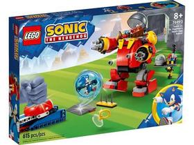 Lego 76993 Sonic the Hedgehog Sonic vs Robô Death Egg do Dr Eggman Robotnik 615 peças