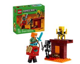 Lego a batalha de lava no nether 21266