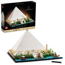 LEGO Architecture Landmark Collection Grande Pirâmide de Gizé 21058 Building Set Modelo Colecionável para Adultos (1.476 Peças)