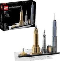 Lego Architecture New York City c/ Kit LED Importado 21028