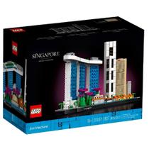 Lego Architecture Singapura Coleção Skyline 827 Peças 21057