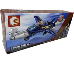 Lego Avião Barato - 91 peças - Avião de Guerra - SB
