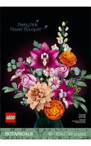 Lego Botanicals Lindo Buquê De Flores Cor De Rosa 10342