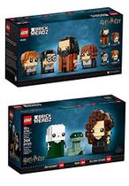 Lego Brickheadz Harry Potter, Hermione, Rony Weasley, Hagrid 4095 + Lord Voldemort, Nagini, Bellatrix Lestrange 40496 Set