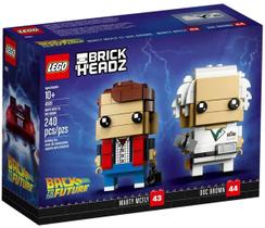 LEGO BrickHeadz Marty McFly e Doc Brown - Kit de Construção