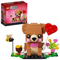 LEGO BrickHeadz Valentine's Bear 40379 Building Kit, Novo 2021 (150 Peças)