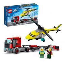 Lego Cidade 60343 Transporte De Helicóptero De Resgate