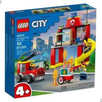 Lego Cidade 60375 City Quartel E Caminhão Dos Bombeiros 4+