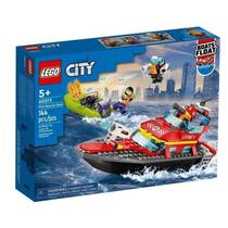 Lego city 60373 barco de resgate dos bombeiros