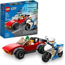 Lego City 60392 Perseguição de Carro com Moto da Polícia