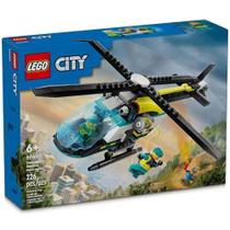 Lego city 60405 helicoptero de resgate de emergencia