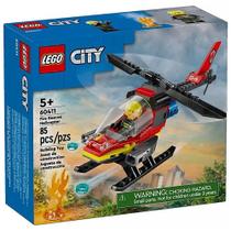 Lego city 60411 helicoptero dos bombeiros