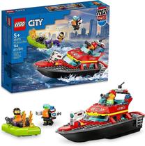 Lego City 60412 Caminhao dos Bombeiros 4X4 Com Barco de Resgate