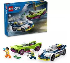 Lego City 60415 Perseguicao de Carro da Policia e Muscle Car