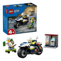 Lego City 60455 - Perseguição Com Motocicleta Da Polícia Lego City 60455 - Perseguição Com Motocicleta Da Polícia