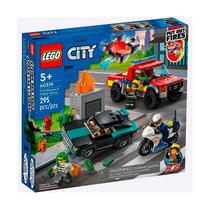 LEGO City Adventures Put Out Fires Resgate dos Bombeiros e Perseguição Policial Chase 295 pçs - 60319