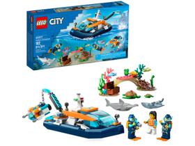 LEGO City Barco de Mergulho Explorador 60377 - 182 Peças