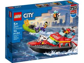 Lego City Barco De Resgate Dos Bombeiros 60373