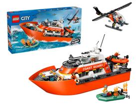LEGO City Barco e Helicóptero de Resgate 60504