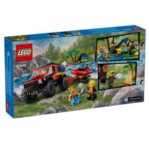 Lego City - Bombeiros 4x4 com Barco de Resgate 60412 - Adcos