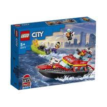 Lego City - Bote Salva Vidas 144 Peças - 60373