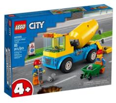 Lego City Caminhão Betoneira De Construção 85 Peças - 60325