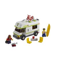 LEGO City Camper (7639) - Brinquedo com 2 Minifiguras, Bicicleta e Prancha de Surfe